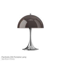 Louis Poulsen（ルイスポールセン） / Panthella 250 Portable（パンテラ 250 ポータブル） / オパール×クローム / テーブルランプ