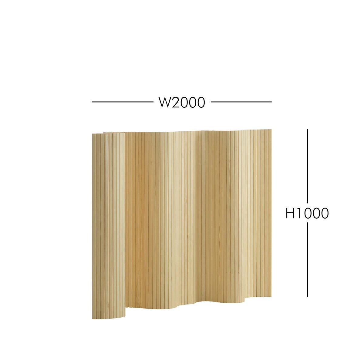 【10/15発売】Artek（アルテック） / SCREEN 100（スクリーン） / パーテーション 100 / Size D（H100cm） / パイン材・ナチュラルラッカー仕上げ 《90周年 Anniversary editions》