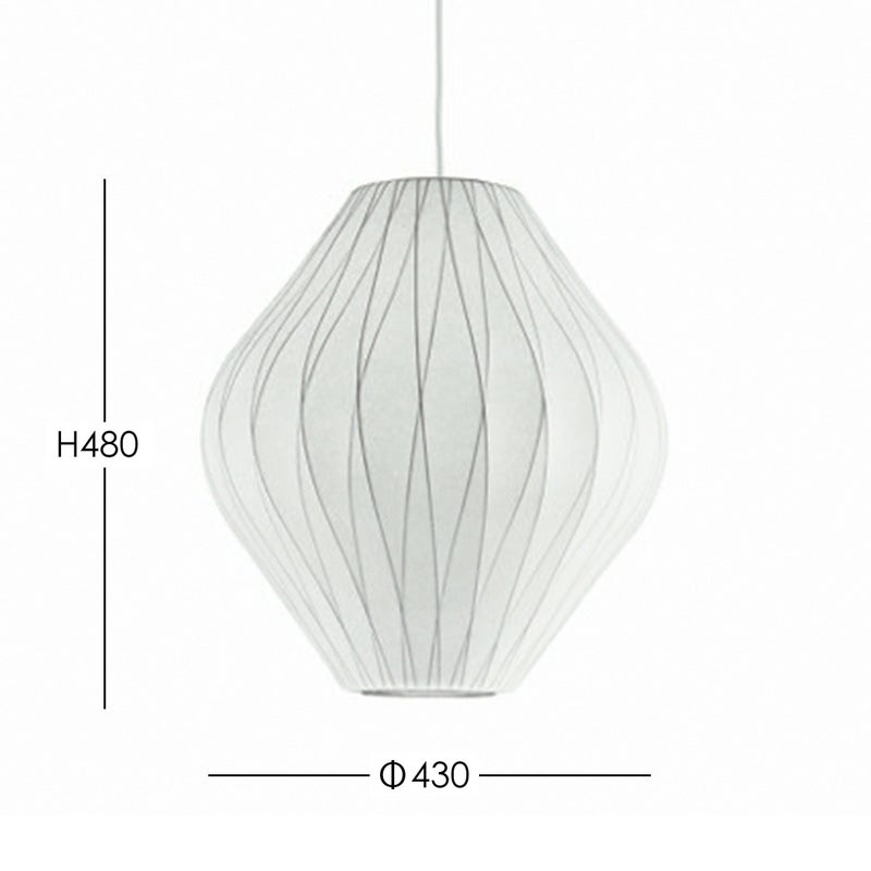 Herman Miller（ハーマンミラー） / NELSON CRISSCROSS BUBBLE PENDANT PEAR（ネルソン クリスクロス バブル ペンダント ペア）  / ペンダントライト 《LED電球プレゼント》