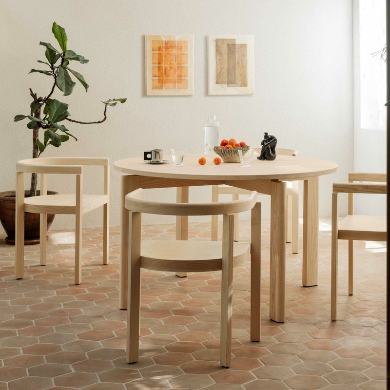 FRITZ HANSEN / AFTER（アフター） / MA400 / アッシュ（無垢材） / φ120cm / ダイニングテーブル