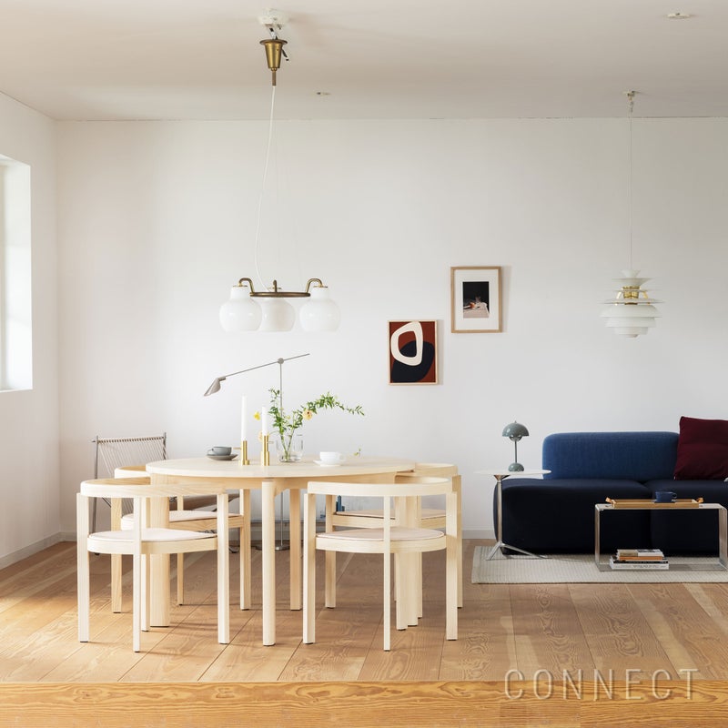 FRITZ HANSEN / AFTER（アフター） / MA400 / アッシュ（無垢材） / φ120cm / ダイニングテーブル