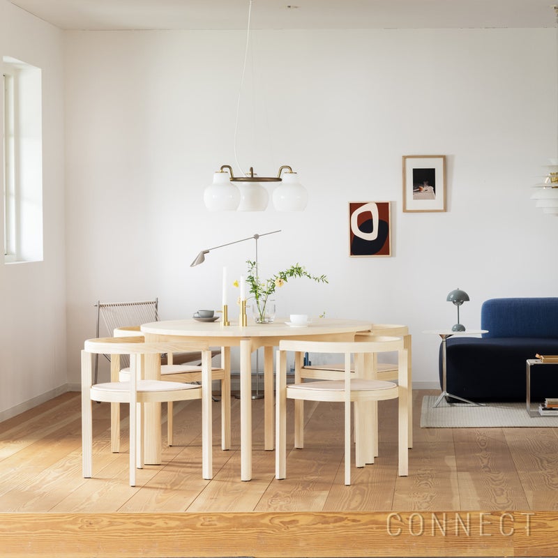 FRITZ HANSEN / AFTER（アフター） / MA400 / アッシュ（無垢材） / φ120cm / ダイニングテーブル