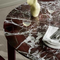 FRITZ HANSEN / AFTER（アフター） / MA400 / バーガンディ（大理石・マットポリッシュ） / φ120cm / ダイニングテーブル