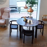 FRITZ HANSEN / AFTER（アフター） / MA400 / バーガンディ（大理石・マットポリッシュ） / φ120cm / ダイニングテーブル