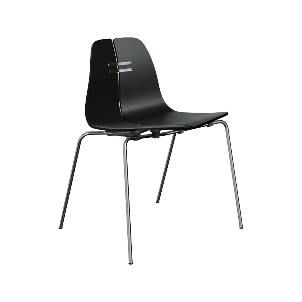 FRITZ HANSEN / PK3（ピーケー3） / ブラック / スチールベース（クローム仕上げ） / チェア