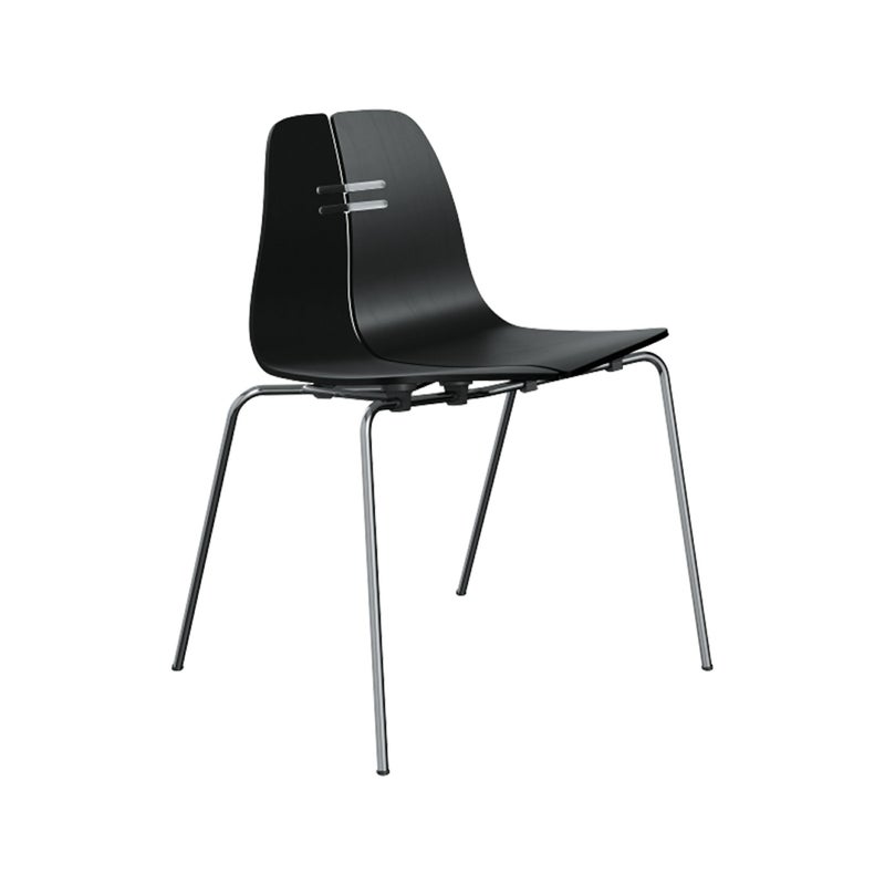 FRITZ HANSEN / PK3（ピーケー3） / ブラック / スチールベース（クローム仕上げ） / チェア