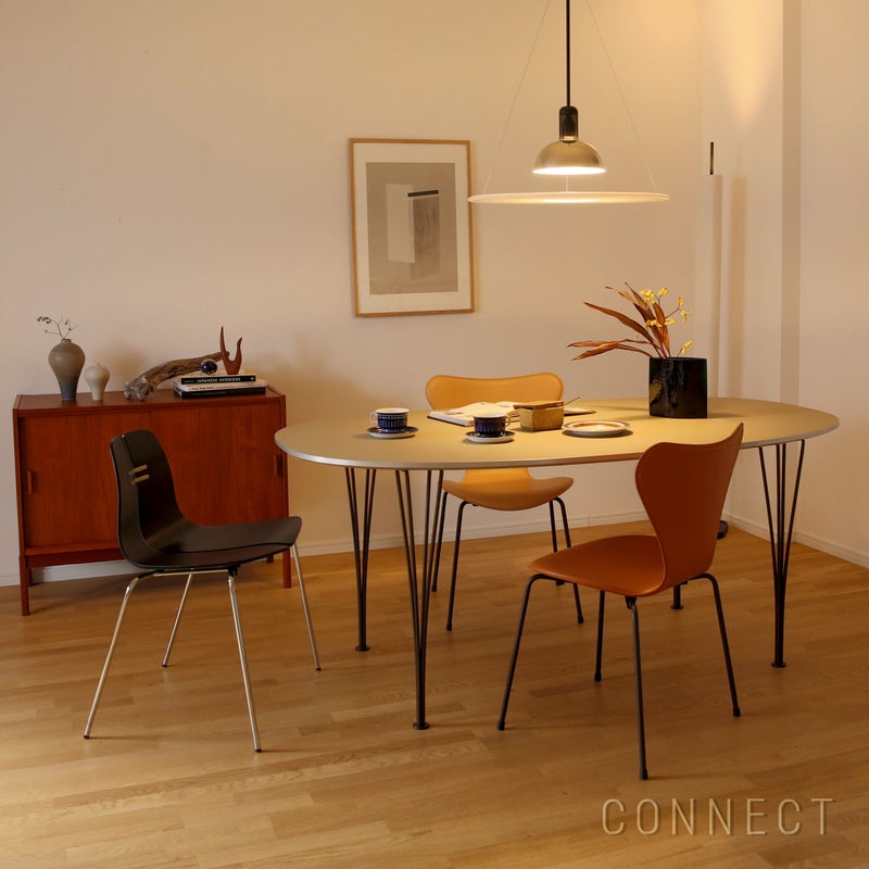 FRITZ HANSEN / PK3（ピーケー3） / ブラック / スチールベース（クローム仕上げ） / チェア