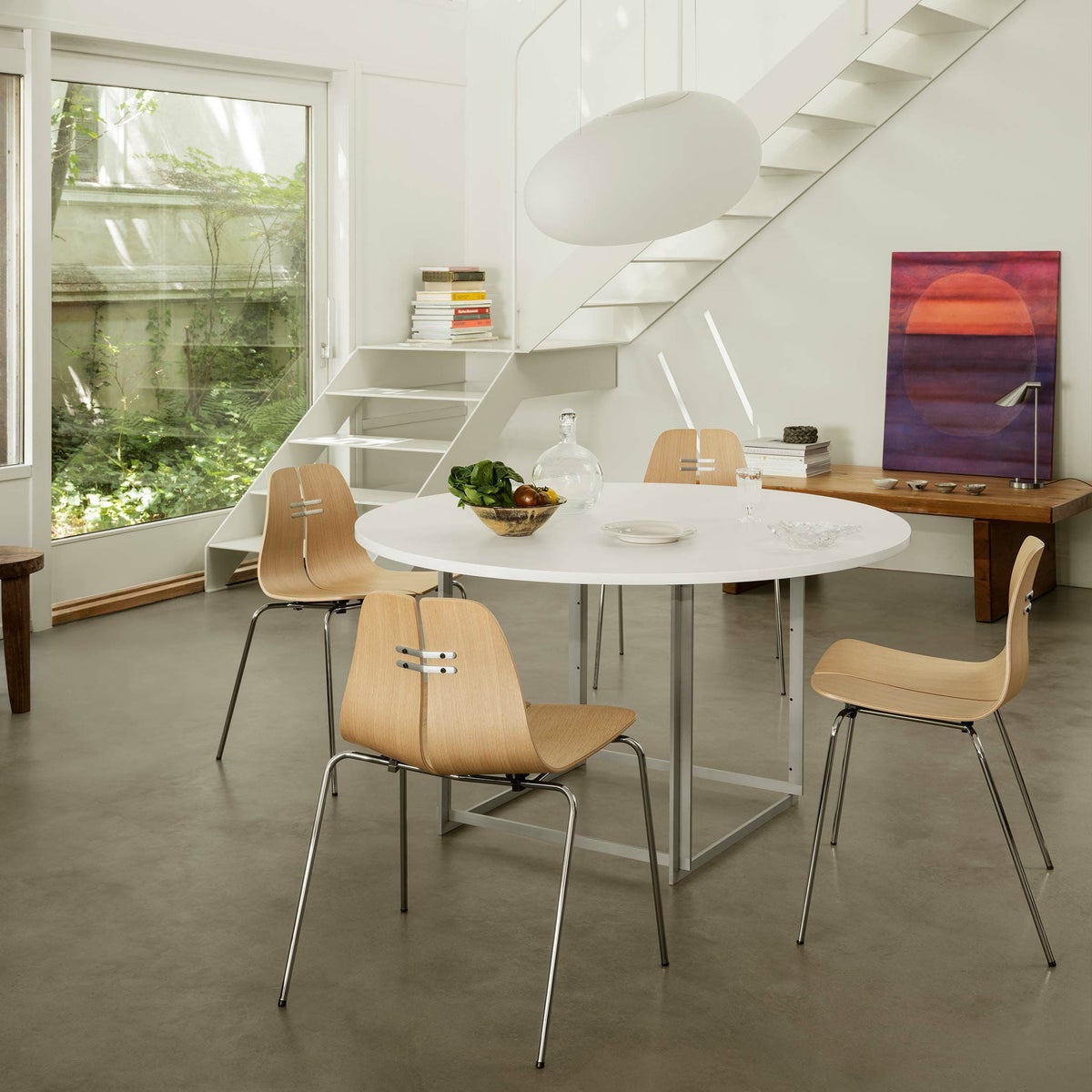 FRITZ HANSEN / PK3（ピーケー3） / オーク / スチールベース（クローム仕上げ） / チェア