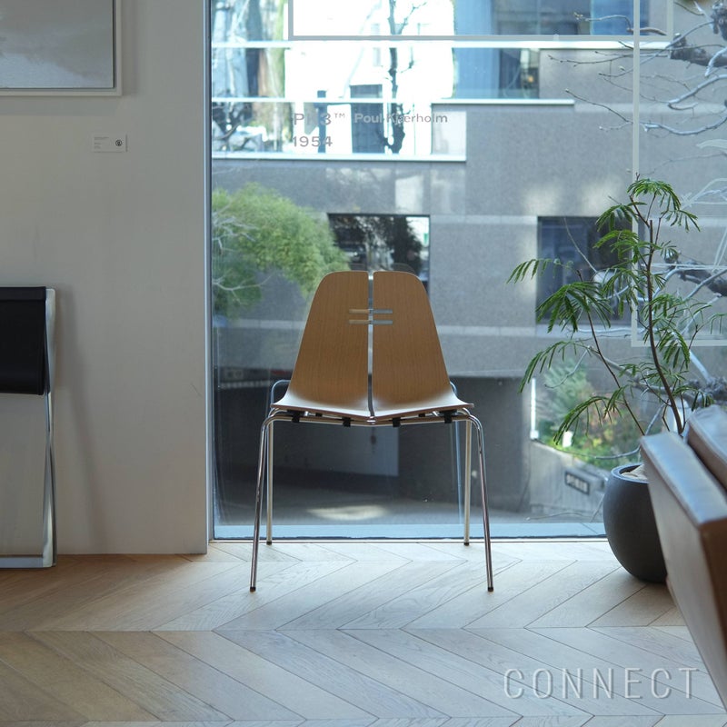 FRITZ HANSEN / PK3（ピーケー3） / オーク / スチールベース（クローム仕上げ） / チェア