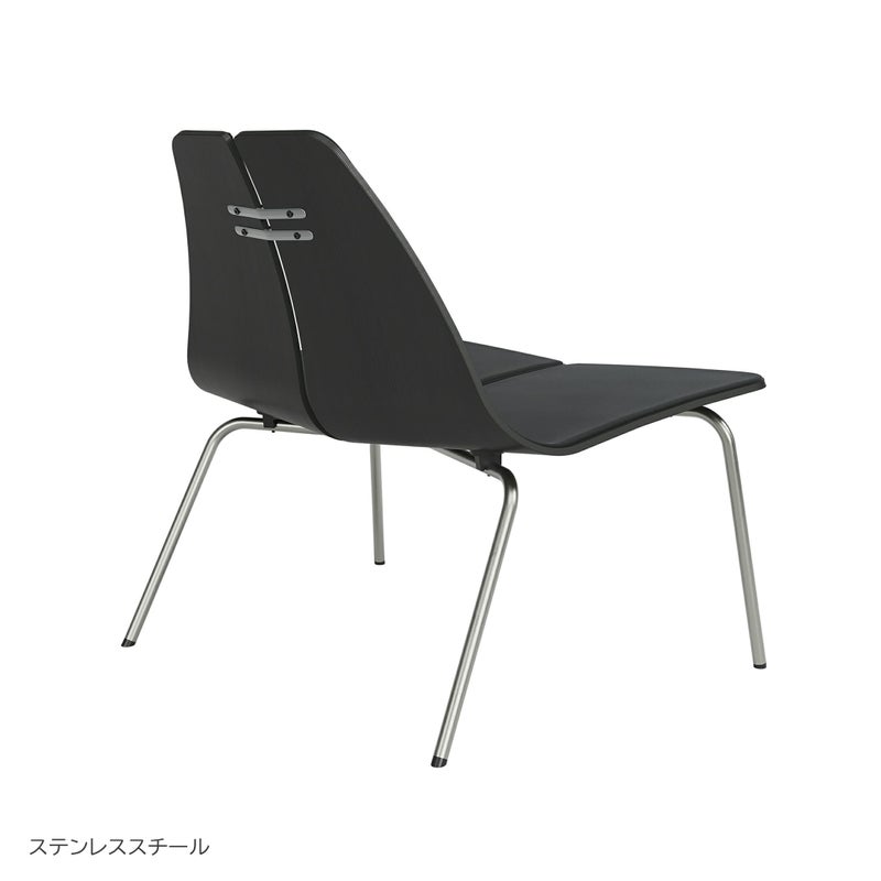 FRITZ HANSEN（フリッツ・ハンセン） / PK23（ピーケー23） / フロントパディング / ブラック / Christianshavn 1175（クリスチャンハウン） / ラウンジチェア