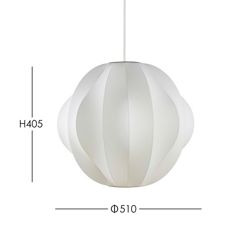 Herman Miller（ハーマンミラー） / NELSON ORBIT BUBBLE PENDANT M（ネルソン オービット バブル ペンダント M）  / φ510mm / ペンダントライト 《LED電球プレゼント》