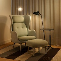 FRITZ HANSEN（フリッツ・ハンセン） / RO（ロオチェア） / サテン仕上げアルミ製ベース / Sunniva 132 ミントグリーン× Sunniva 723 ホワイト・ライトブルー / ラウンジチェア
