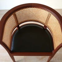 CARL HANSEN & SON （カール・ハンセン＆サン） / KK96620 THE FAABORG CHAIR（フォーボーチェア） / マホガニー材・オイル仕上げ / Goat leather（山羊革）Black