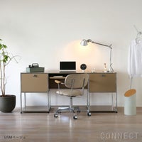 USMハラー（ユーエスエムハラー） / Desk（デスク） / W1773×D523×H740mm / ドロップダウンドア×2 / エクステンションシェルフ×1 / USMベージュ