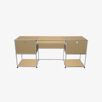 USMハラー（ユーエスエムハラー） / Desk（デスク） / W1773×D523×H740mm / ドロップダウンドア×2 / エクステンションシェルフ×1 / USMベージュ