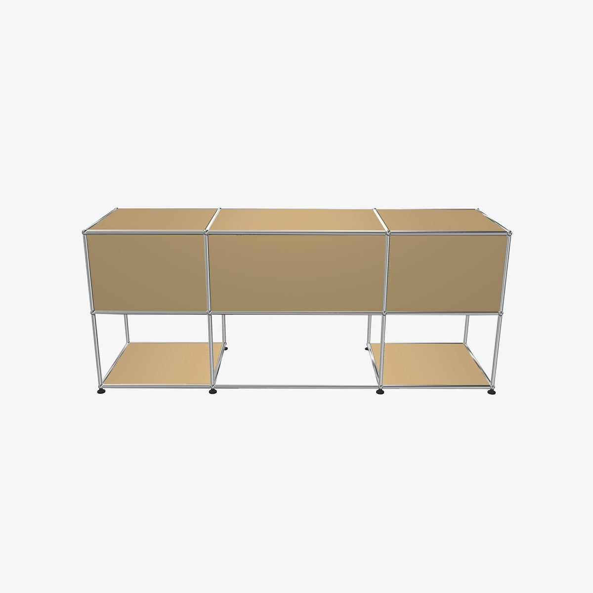 USMハラー（ユーエスエムハラー） / Desk（デスク） / W1773×D523×H740mm / ドロップダウンドア×2 / エクステンションシェルフ×1 / USMベージュ