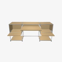 USMハラー（ユーエスエムハラー） / Desk（デスク） / W1773×D523×H740mm / ドロップダウンドア×2 / エクステンションシェルフ×1 / USMベージュ