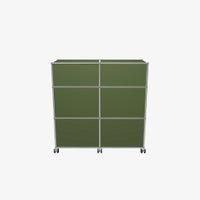 USMハラー（ユーエスエムハラー） / Counter（カウンター） / W1023×D373×H1030mm / ドロップダウンドア×2 / ソフトキャスター×4（内ロック×2） / オリーブグリーン