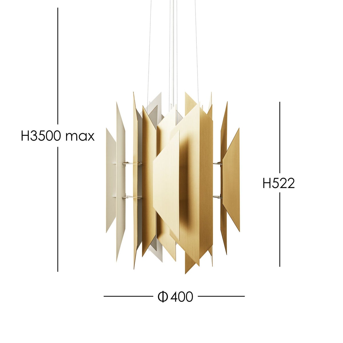 LYFA（リーファ） / DIVAN 2 400 BRASS （ディヴァン 2） / Φ400 / ペンダントライト【要電気工事】《LED電球プレゼント》