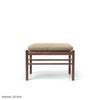 CARL HANSEN & SON （カール・ハンセン＆サン） / OW149F COLONIAL FOOTSTOOL（コロニアルフットスツール） / ウォルナット材・オイル仕上げ / ソーレンセンレザー TERRA