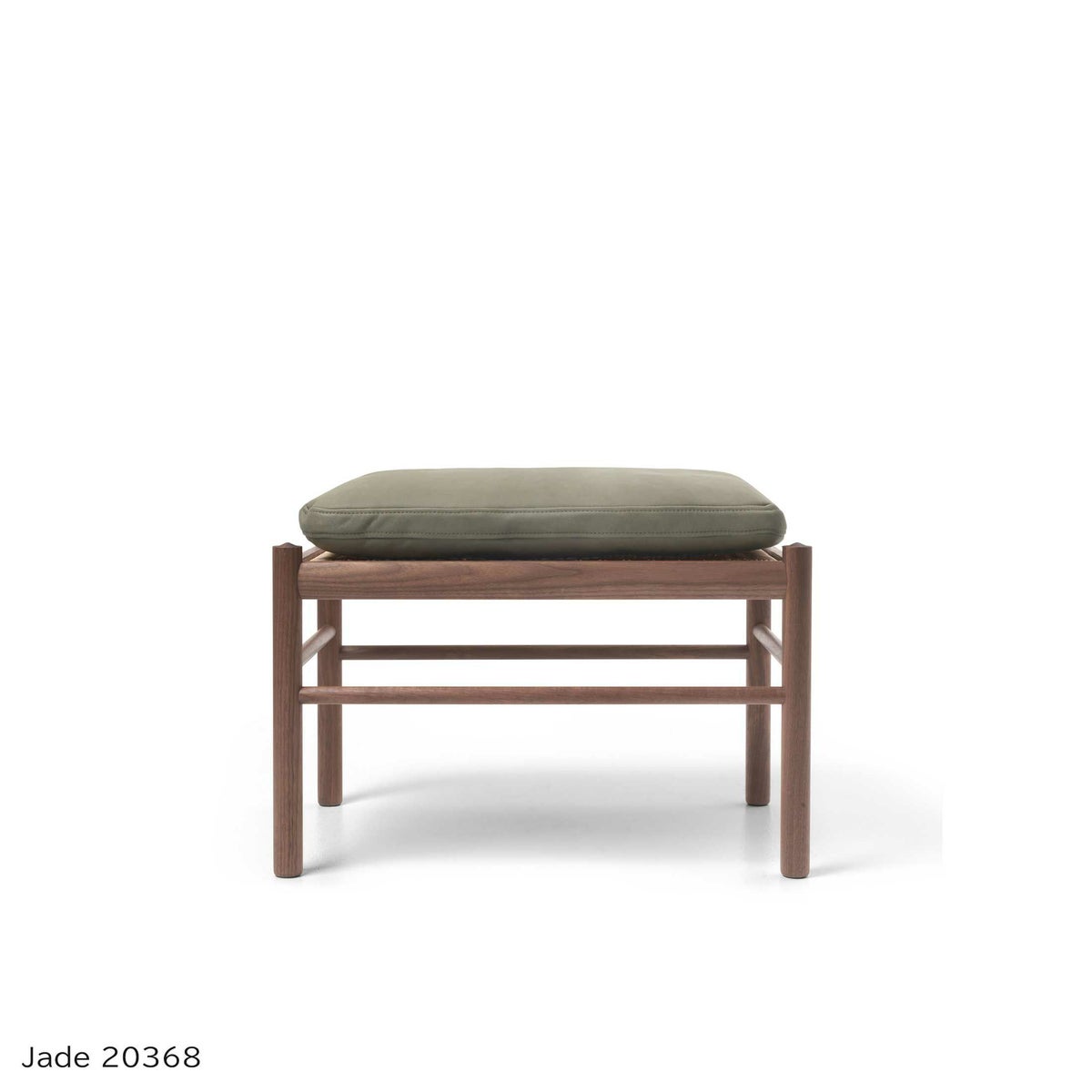 CARL HANSEN & SON （カール・ハンセン＆サン） / OW149F COLONIAL FOOTSTOOL（コロニアルフットスツール） / ウォルナット材・オイル仕上げ / ソーレンセンレザー TERRA