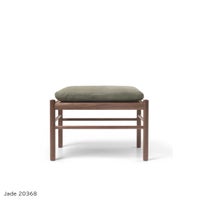 CARL HANSEN & SON （カール・ハンセン＆サン） / OW149F COLONIAL FOOTSTOOL（コロニアルフットスツール） / ウォルナット材・オイル仕上げ / ソーレンセンレザー TERRA
