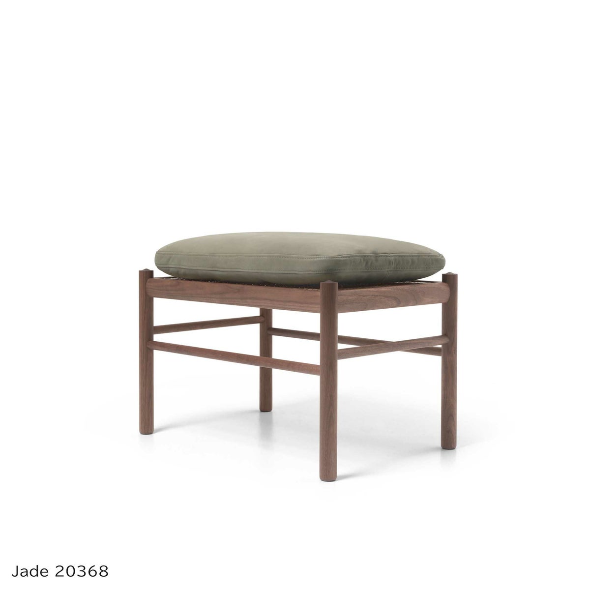 CARL HANSEN & SON （カール・ハンセン＆サン） / OW149F COLONIAL FOOTSTOOL（コロニアルフットスツール） / ウォルナット材・オイル仕上げ / ソーレンセンレザー TERRA