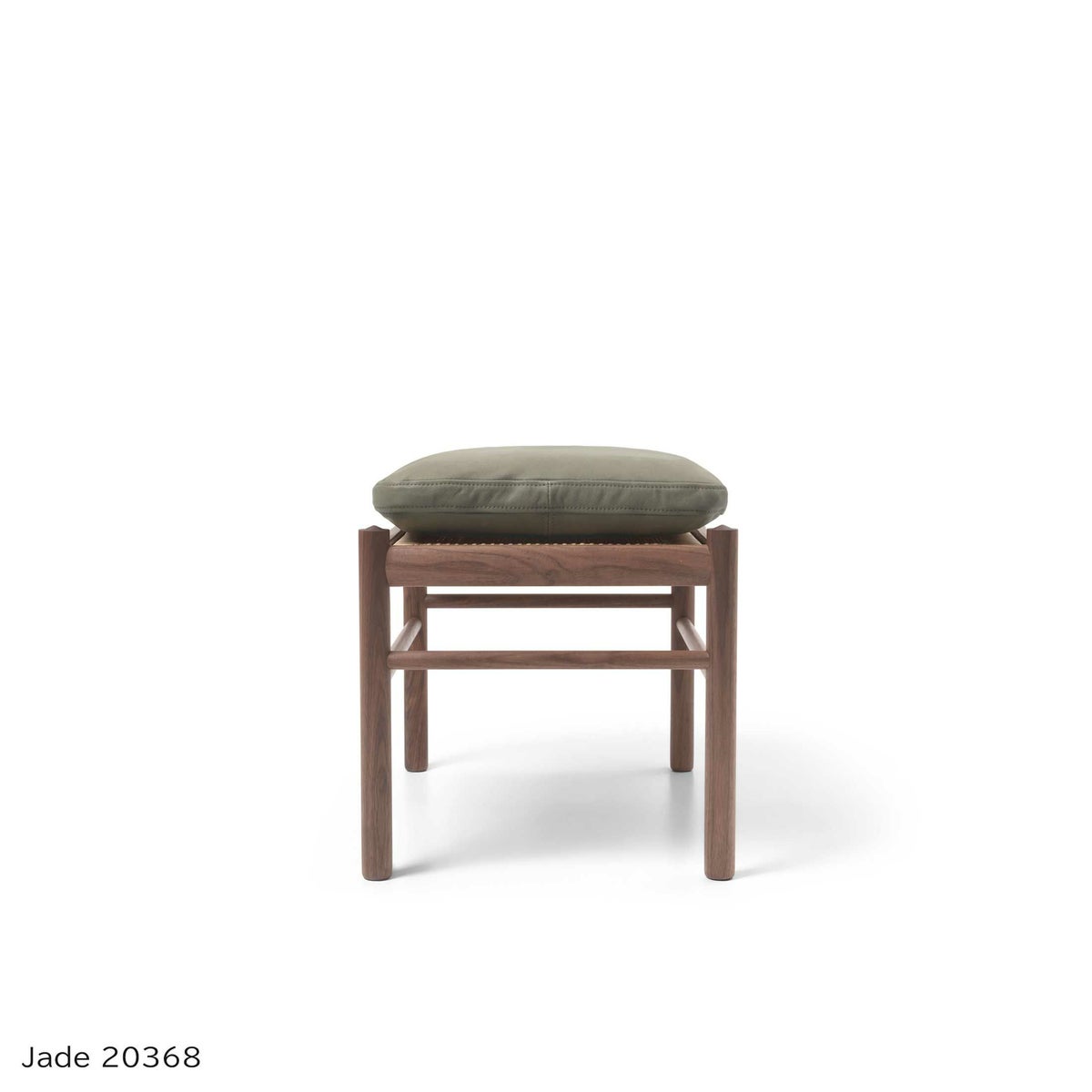 CARL HANSEN & SON （カール・ハンセン＆サン） / OW149F COLONIAL FOOTSTOOL（コロニアルフットスツール） / ウォルナット材・オイル仕上げ / ソーレンセンレザー TERRA