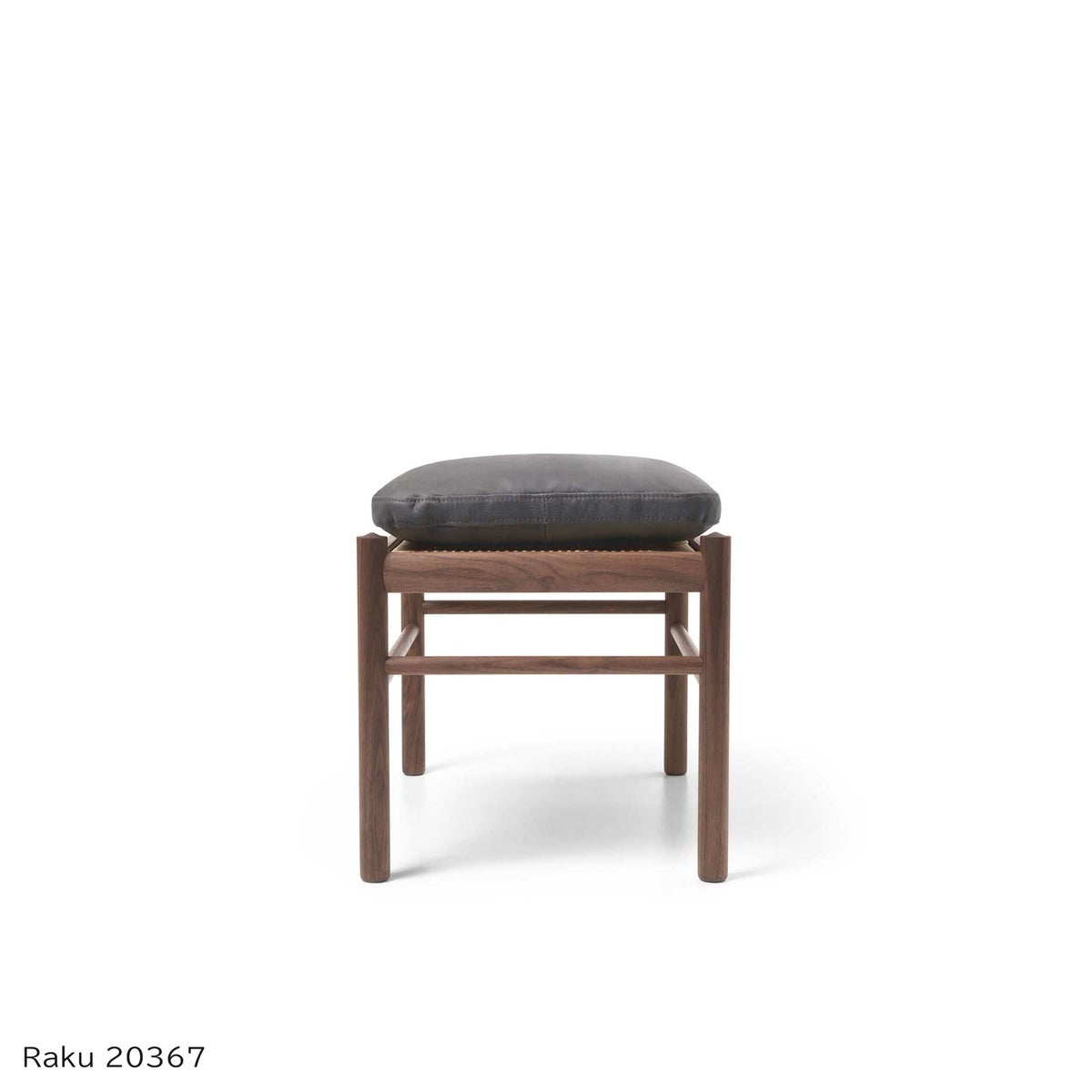 CARL HANSEN & SON （カール・ハンセン＆サン） / OW149F COLONIAL FOOTSTOOL（コロニアルフットスツール） / ウォルナット材・オイル仕上げ / ソーレンセンレザー TERRA
