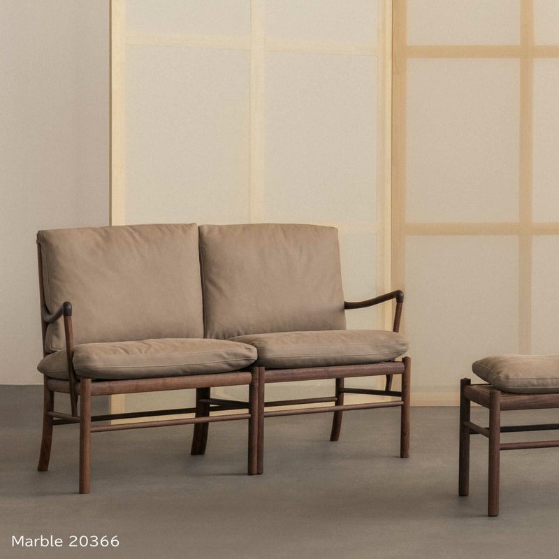 CARL HANSEN & SON （カール・ハンセン＆サン） / OW149-2 COLONIAL SOFA（コロニアルソファ） / ウォルナット材・オイル仕上げ / ソーレンセンレザー TERRA / 2人掛け