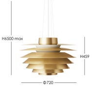 LYFA（リーファ） / VERONA 720 BRASS（ヴェローナ） / Φ720 / ペンダントライト【要電気工事】《LED電球プレゼント》