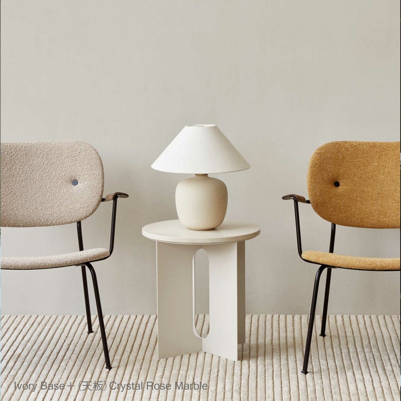 【リビングキャンペーンpt10倍】Audo Copenhagen（オドー・コペンハーゲン） / ANDROGYNE SIDE TABLE（アンドロジーン サイドテーブル）Φ40 / Ivory