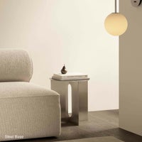 【リビングキャンペーンpt10倍】Audo Copenhagen（オドー・コペンハーゲン） / ANDROGYNE SIDE TABLE（アンドロジーン サイドテーブル）Φ40 / Brushed Steel / Base