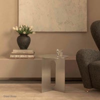 【リビングキャンペーンpt10倍】Audo Copenhagen（オドー・コペンハーゲン） / ANDROGYNE SIDE TABLE（アンドロジーン サイドテーブル）Φ40 / Brushed Steel / Base