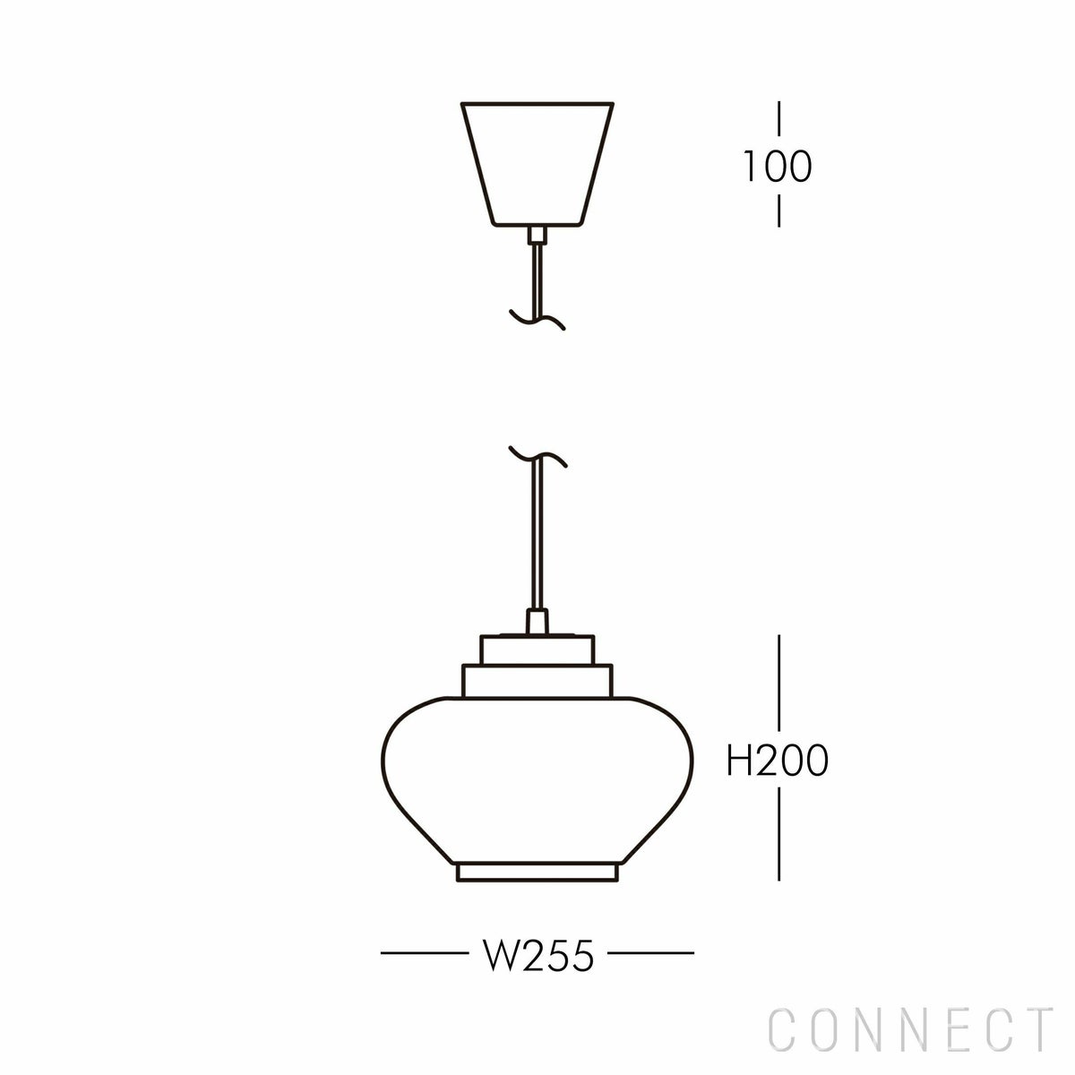 【アウトレット】【数量限定モデル】Artek（アルテック） / A333 Pendant Lamp “Turnip“（ペンダント カブ） / デュオトーン（ホワイト×リネン） / コード全長1500mm / ペンダントライト