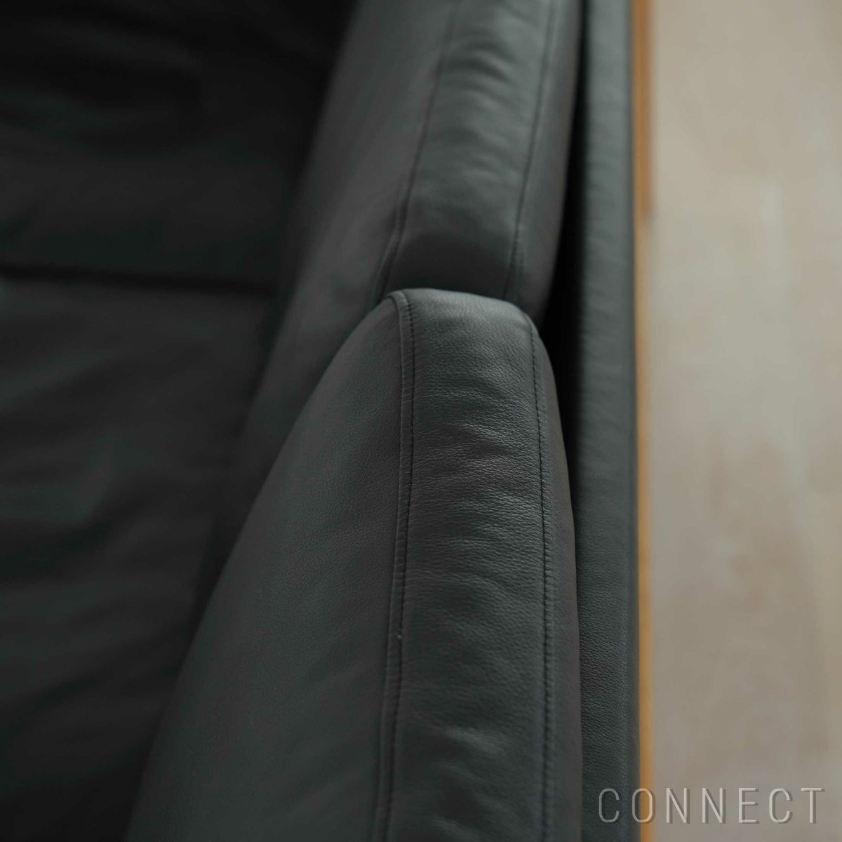 CARL HANSEN & SON（カール・ハンセン＆サン） / CH163 ソファ 3シーター / オーク材・オイル仕上げ / ブラックレザー（Thor301） / 3人掛け