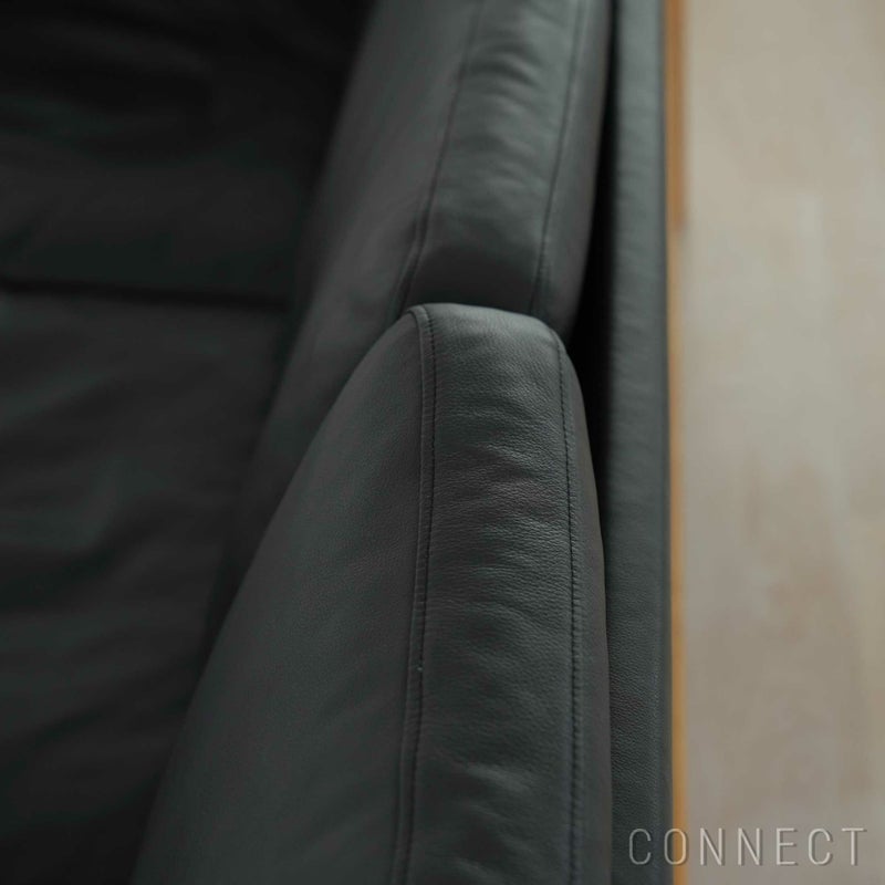 CARL HANSEN & SON（カール・ハンセン＆サン） / CH163 ソファ 3シーター / オーク材・オイル仕上げ / ブラックレザー（Thor301） / 3人掛け