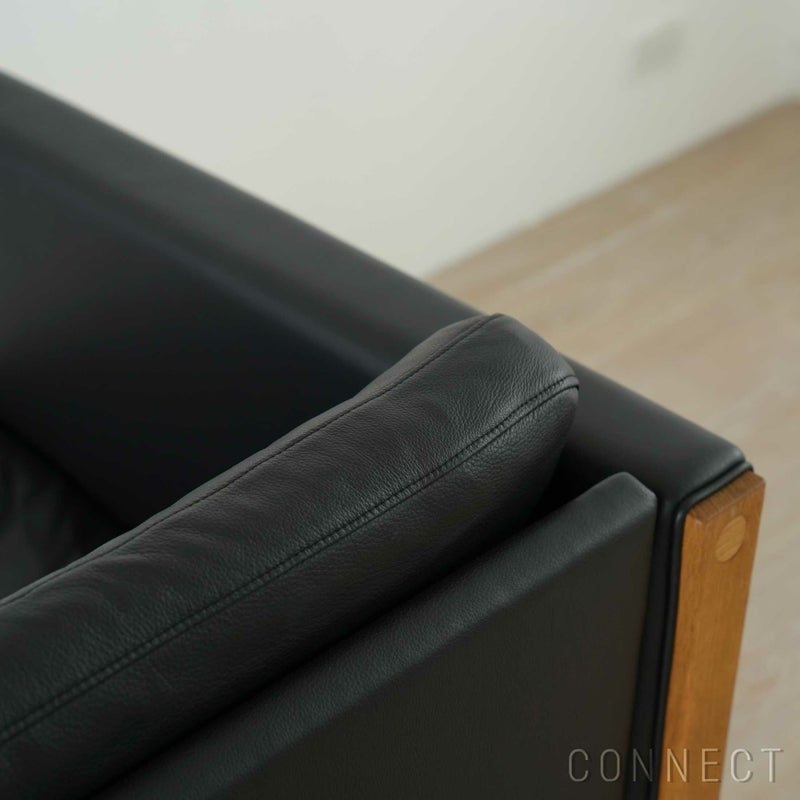 CARL HANSEN & SON（カール・ハンセン＆サン） / CH163 ソファ 3シーター / オーク材・オイル仕上げ / ブラックレザー（Thor301） / 3人掛け