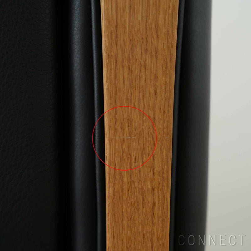 CARL HANSEN & SON（カール・ハンセン＆サン） / CH163 ソファ 3シーター / オーク材・オイル仕上げ / ブラックレザー（Thor301） / 3人掛け