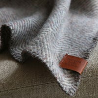 KLIPPAN（クリッパン） / ウールハーフスロー グースアイ MIDI / 90×130cm