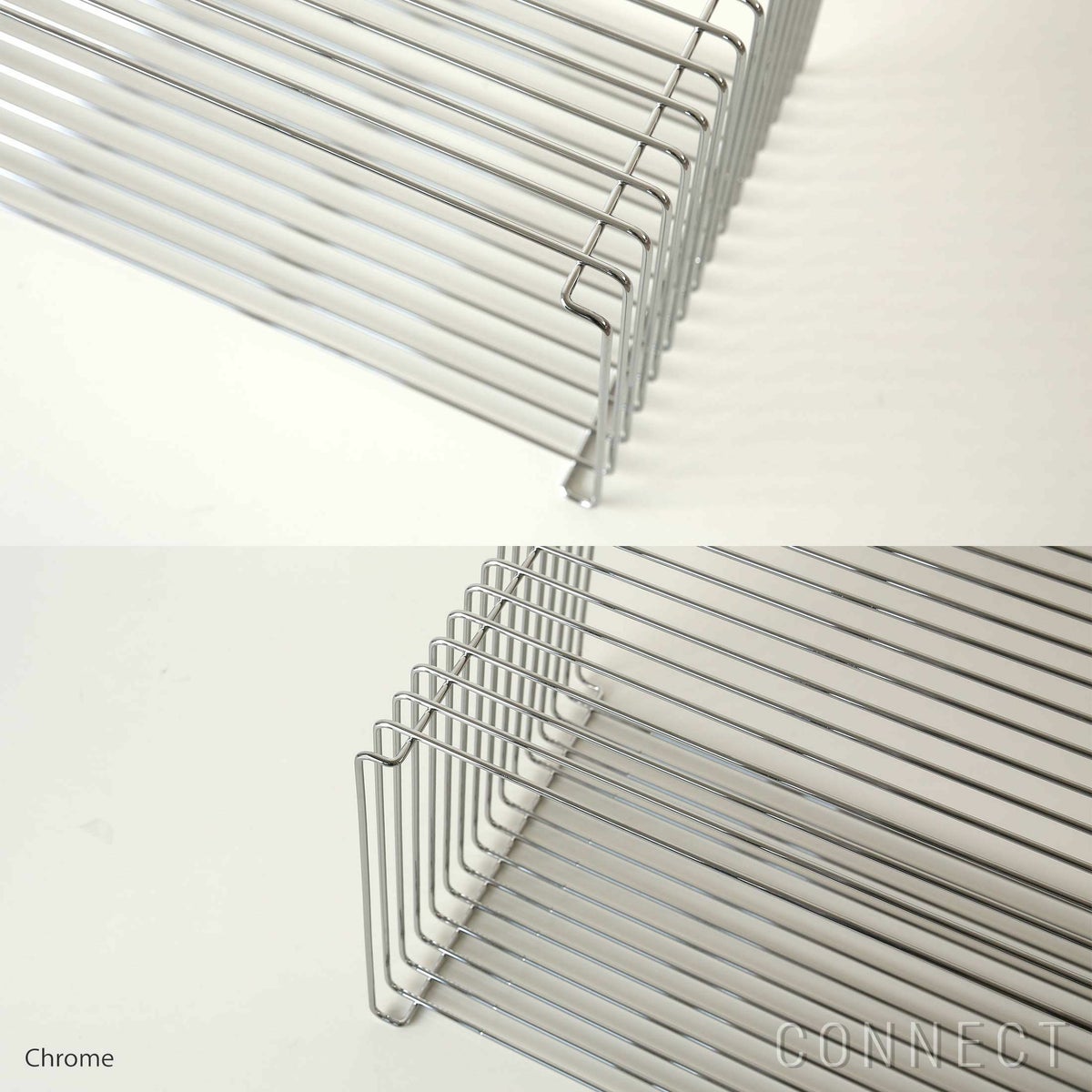 Montana（モンタナ） / Panton Wire（パントンワイヤー）3点セット / シングル（クローム）＋ダブル（クローム）＋トップパネル（シングル White Marble） / シェルフ