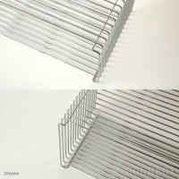 Montana（モンタナ） / Panton Wire（パントンワイヤー）3点セット / シングル（クローム）＋ダブル（クローム）＋トップパネル（シングル White Marble） / シェルフ