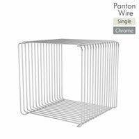 Montana（モンタナ） / Panton Wire（パントンワイヤー）3点セット / シングル（クローム）＋ダブル（クローム）＋トップパネル（シングル White Marble） / シェルフ