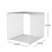 Montana（モンタナ） / Panton Wire（パントンワイヤー）3点セット / シングル（クローム）＋ダブル（クローム）＋トップパネル（シングル White Marble） / シェルフ