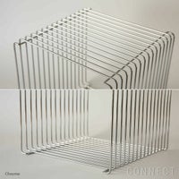 Montana（モンタナ） / Panton Wire（パントンワイヤー）2点セット / シングル（クローム）＋トップパネル（シングル White Marble） / シェルフ