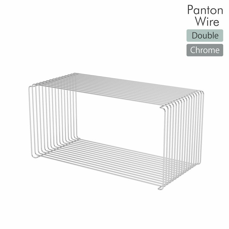 Montana（モンタナ） / Panton Wire（パントンワイヤー）2点セット / シングル（クローム）＋ダブル（クローム） / シェルフ
