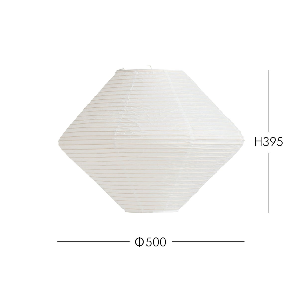 HAY（ヘイ） / PAPER SHADE DIAMOND + CORD SET（ペーパーシェードダイヤモンド + コードセット） / Φ50 / クラシックホワイト / ペンダントライト