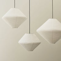 HAY（ヘイ） / PAPER SHADE DIAMOND + CORD SET（ペーパーシェードダイヤモンド + コードセット） / Φ50 / クラシックホワイト / ペンダントライト