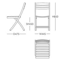 FRITZ HANSEN（フリッツ・ハンセン） / SKAGERAK（スカゲラック） / SELANDIA（セランディア）チェア / チーク材 / 屋外・アウトドア用