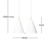 LYFA（リーファ） / MOSAIK SIDEBYSIDE Ⅱ（モザイク） / 全2色 / ペンダントライト【要電気工事】《LED電球プレゼント》